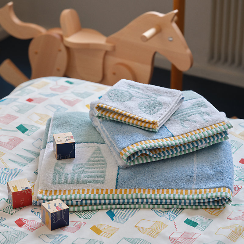 Les Cabanes towel | Hermès Thailand